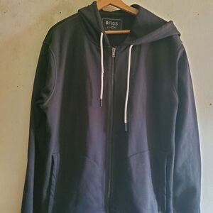 Figs Men's Black Hoodie Sweater